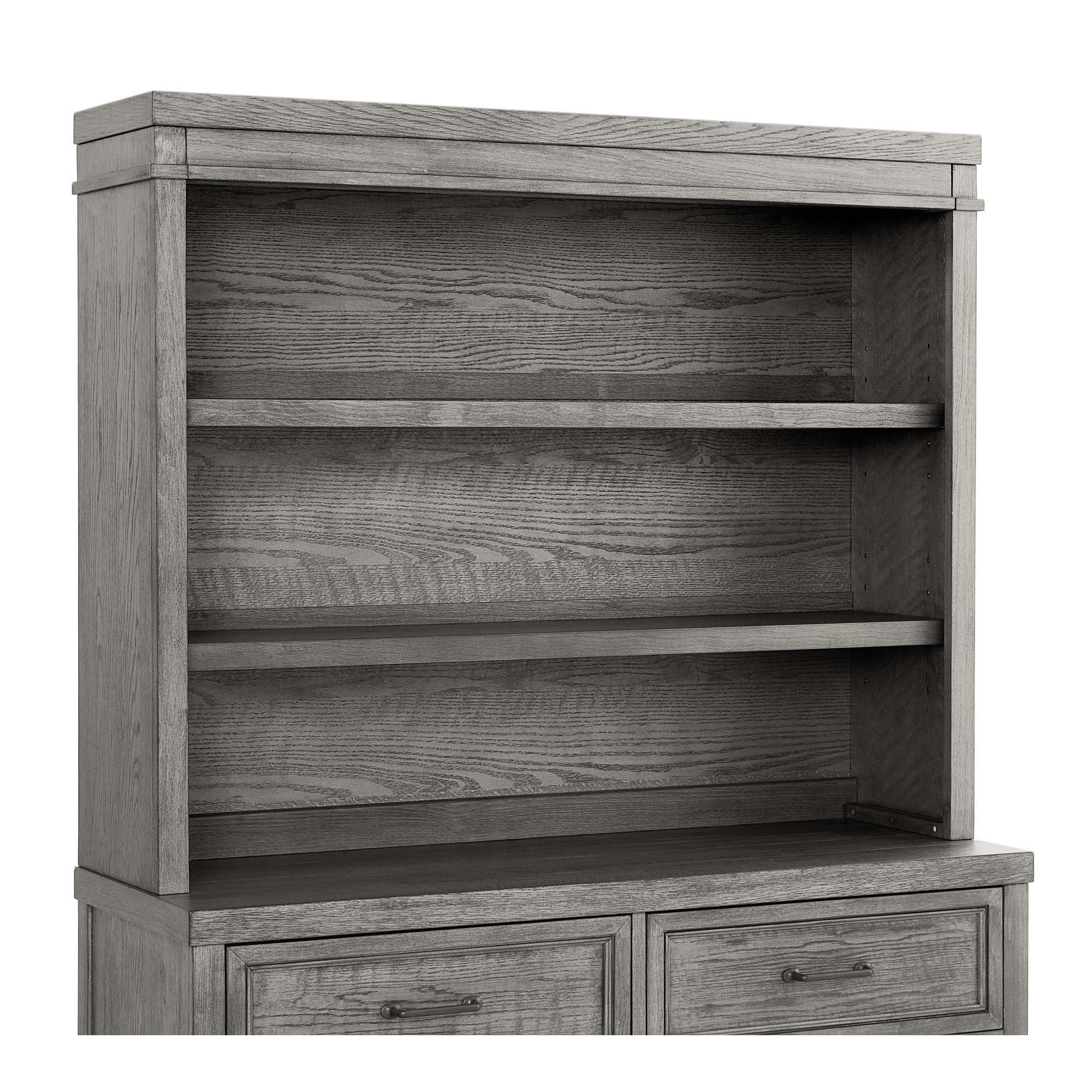 Foundry Hutch/Bookcase Brushed Pewter WestWoodBaby