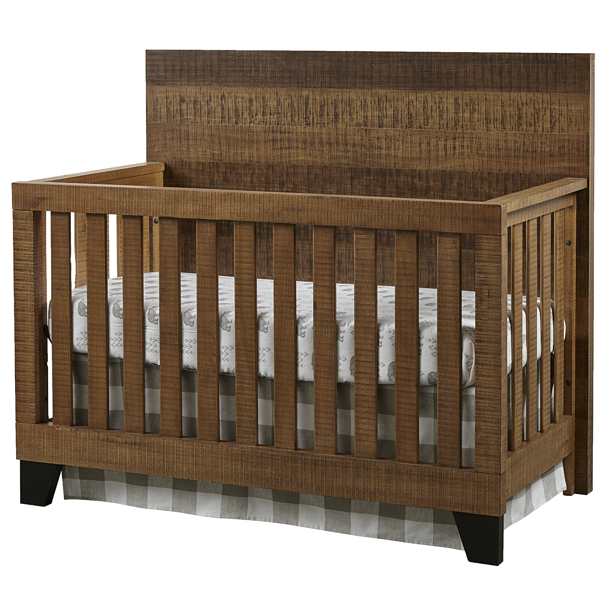 rustic wood baby cribs