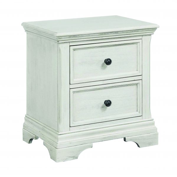 Olivia Nightstand | Brushed White