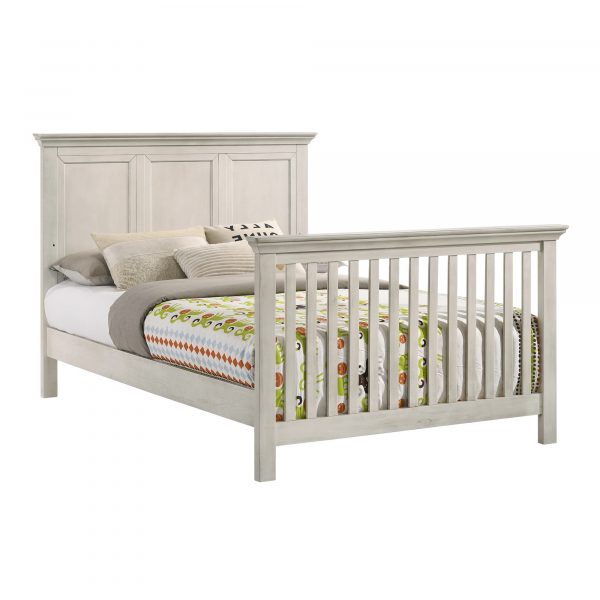 San Mateo Full Bed Rails | Rustic White - Image 3