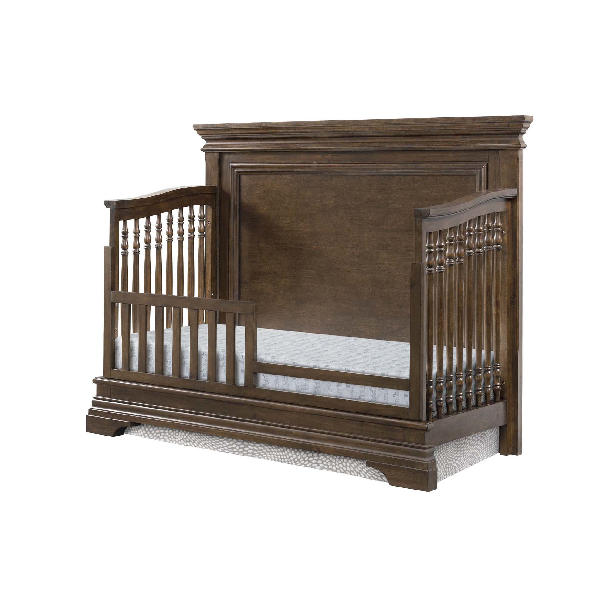 Olivia Flat Top Convertible Crib | Rosewood - Image 4