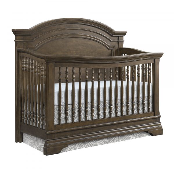 Olivia Arch Top Convertible Crib | Rosewood