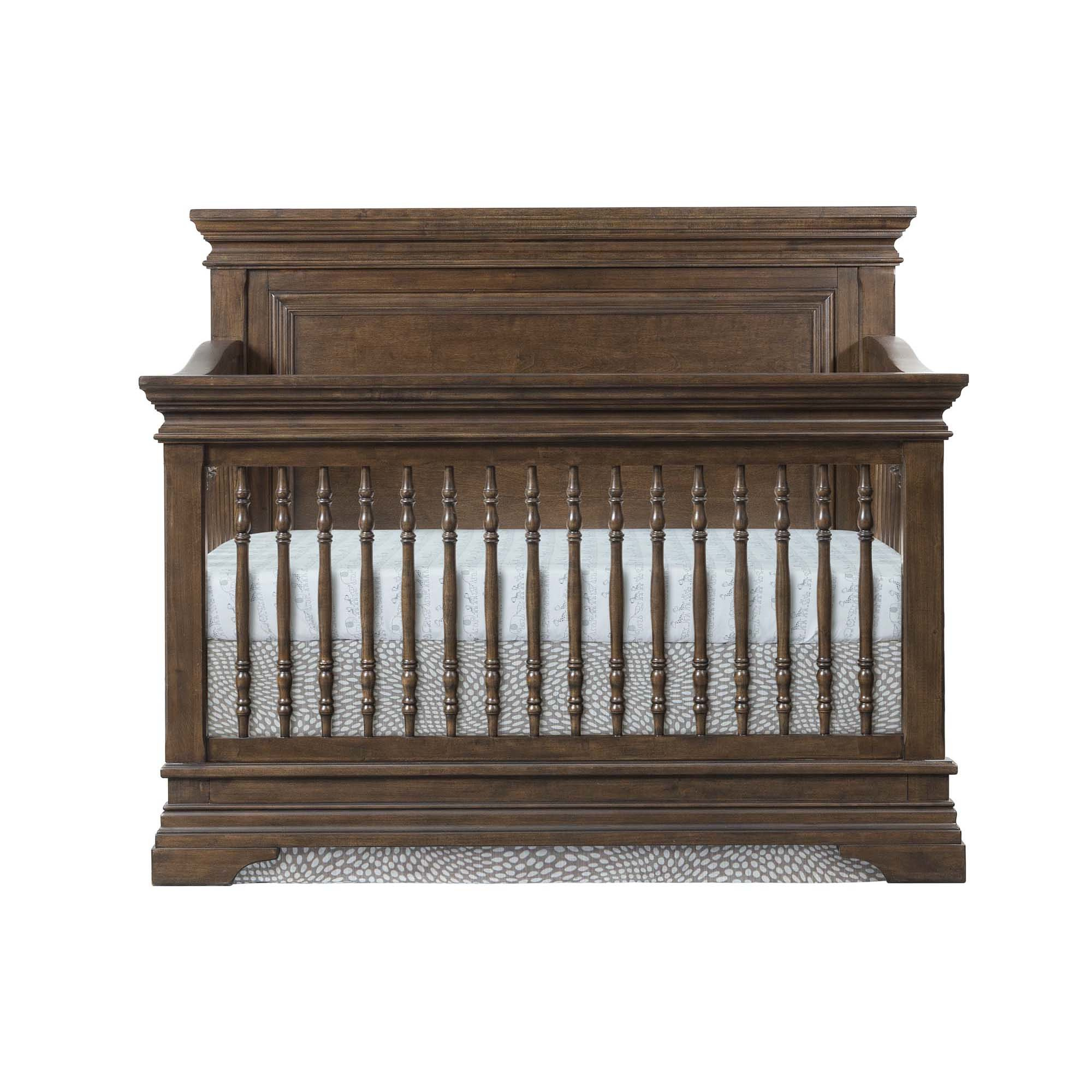 Olivia Flat Top Convertible Crib Rosewood WestWoodBaby