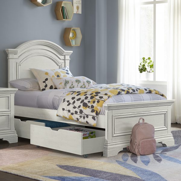 Olivia Storage Drawers - 2 | Brushed White - Image 3