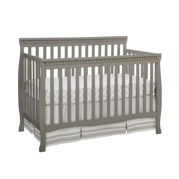 Emery Convertible Slat Crib | Gray
