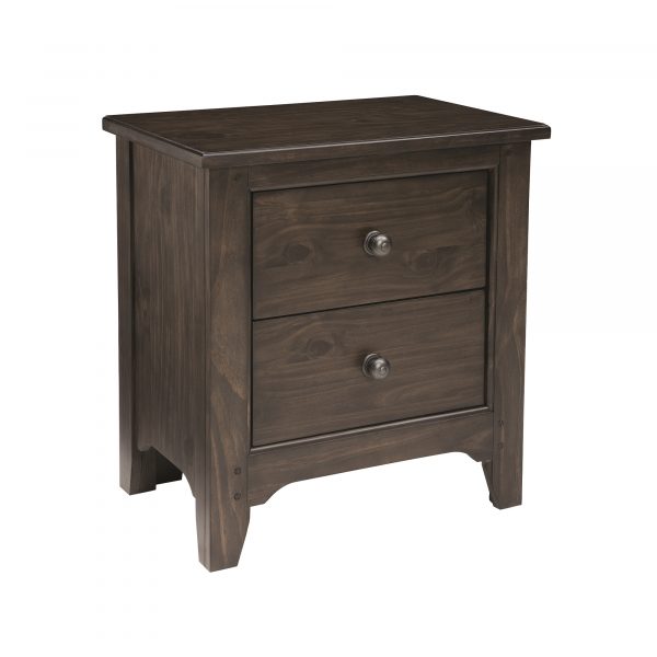 Taylor 2 Drawer Nightstand | River Rock