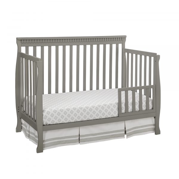 Emery Convertible Slat Crib | Gray - Image 2