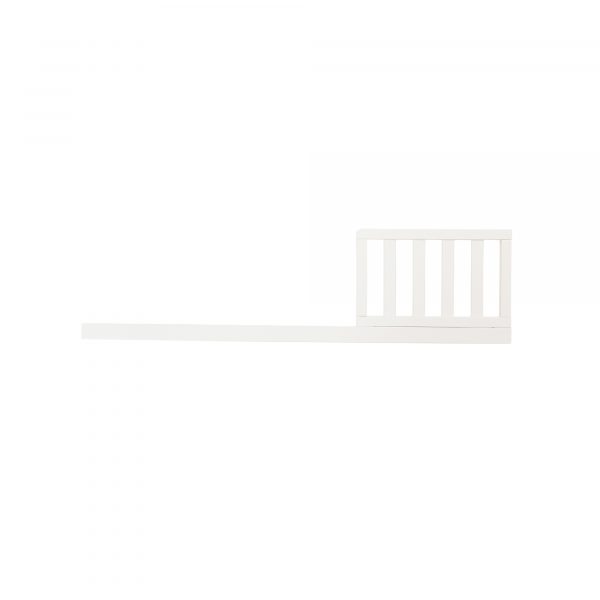 Emery Convertible Slat Crib Toddler Rail | White