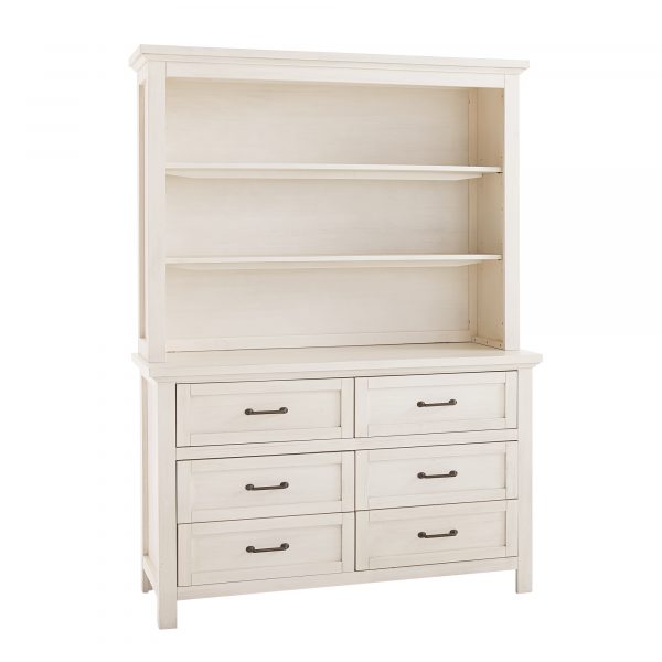 Westfield Hutch/Bookcase | Brushed White - Image 2