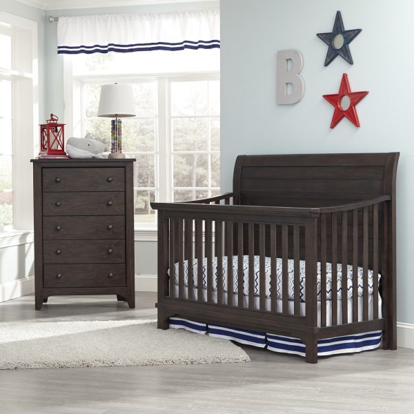 Taylor 5 Drawer Chest | River Rock - Image 2