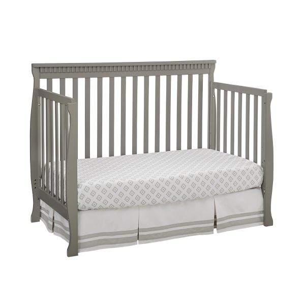 Emery Convertible Slat Crib | Gray - Image 3