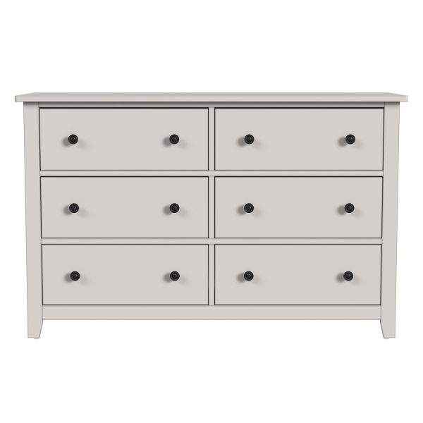 Lodge 6 Drawer Dresser | Cream - Image 2