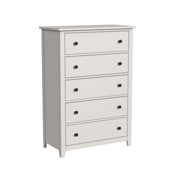 Lodge 5 Drawer Chest | Cream