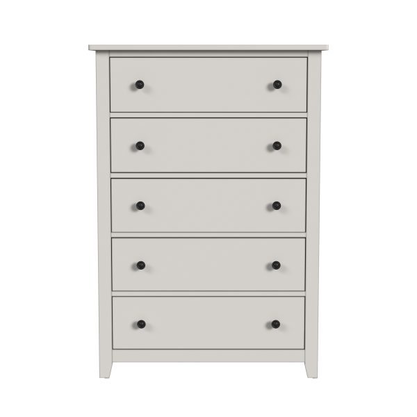 Lodge 5 Drawer Chest | Cream - Image 2