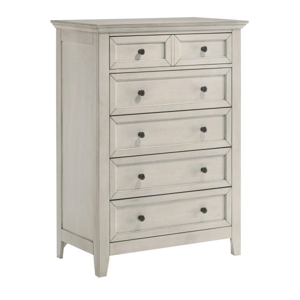 San Mateo Youth Chest | Rustic White