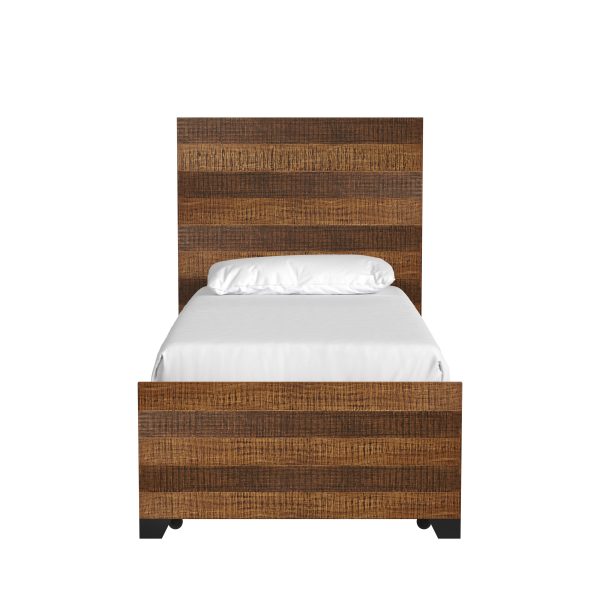 Urban Rustic Twin Bed | Brushed Wheat - Image 3
