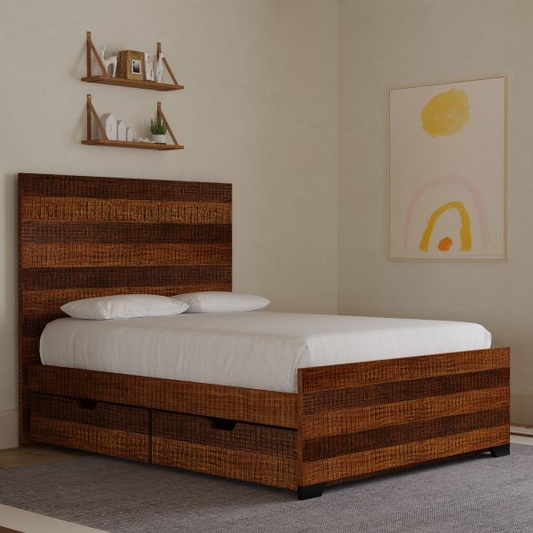 Urban Rustic Full Bed | Brushed Wheat