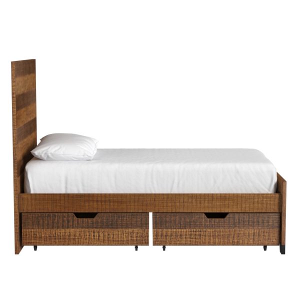 Urban Rustic Twin Bed | Brushed Wheat - Image 4
