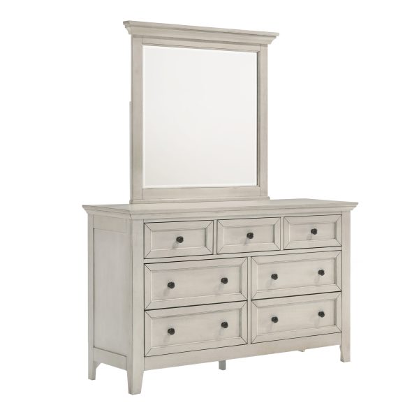 San Mateo Youth Mirror | Rustic White - Image 2