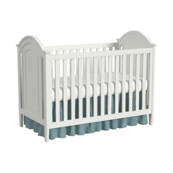 Harper Cottage Crib | White
