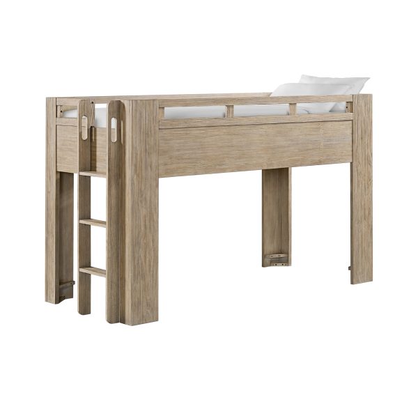 Bello Twin Low Loft Bed | Sandstone
