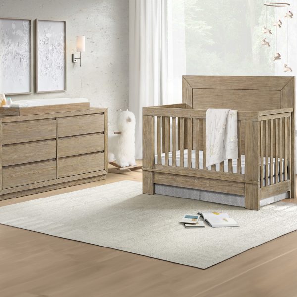 Bello Convertible Crib | Sandstone - Image 2
