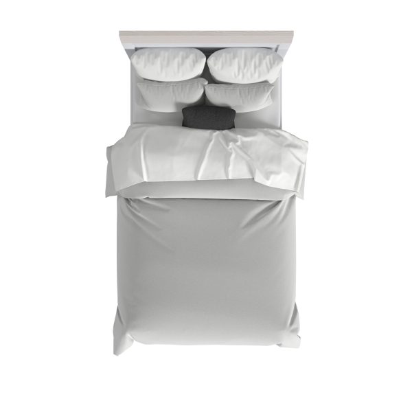 Rowan Twin Bed | Ash Linen - Image 5