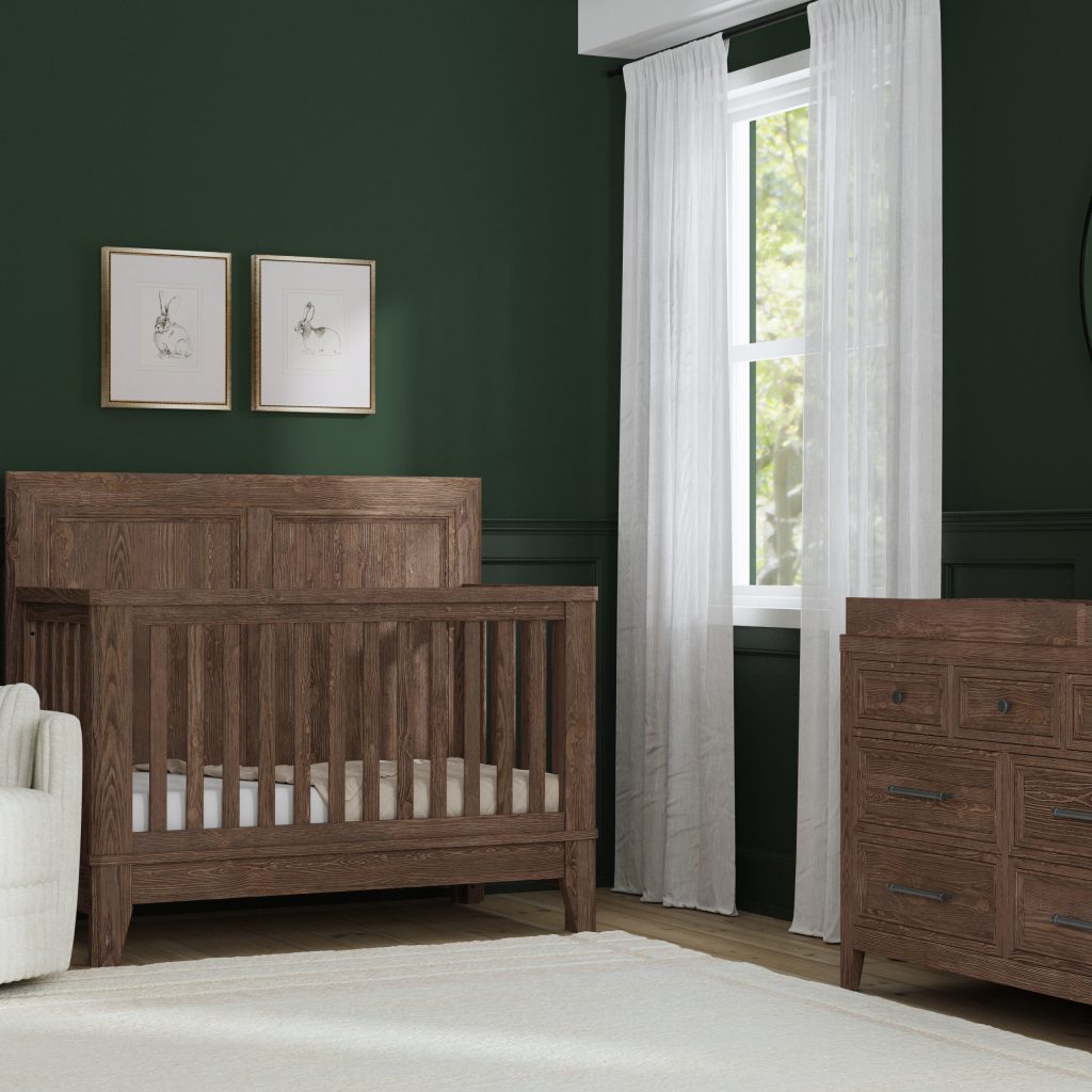 Carlson Convertible Crib | Harvest Brown - Image 4