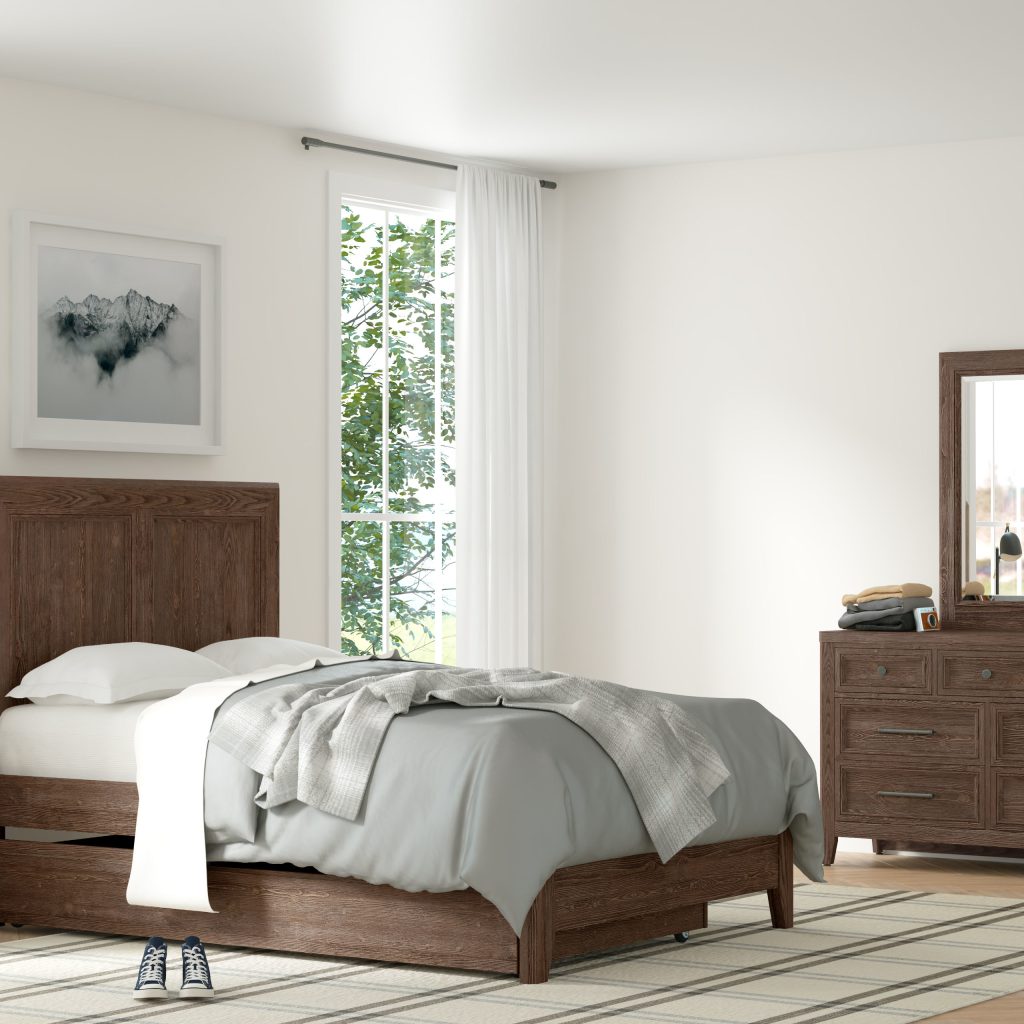 Carlson Full Bed | Harvest Brown - Image 5