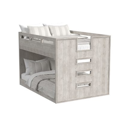 Carlson Full over Full Bunk Bed | Washed Linen