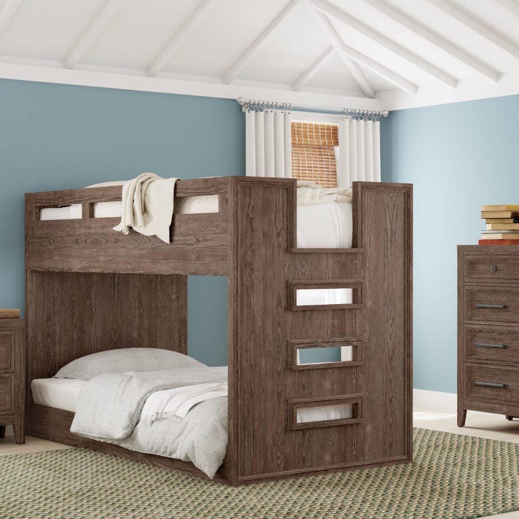 Carlson Twin over Twin Bunk Bed | Harvest Brown - Image 5