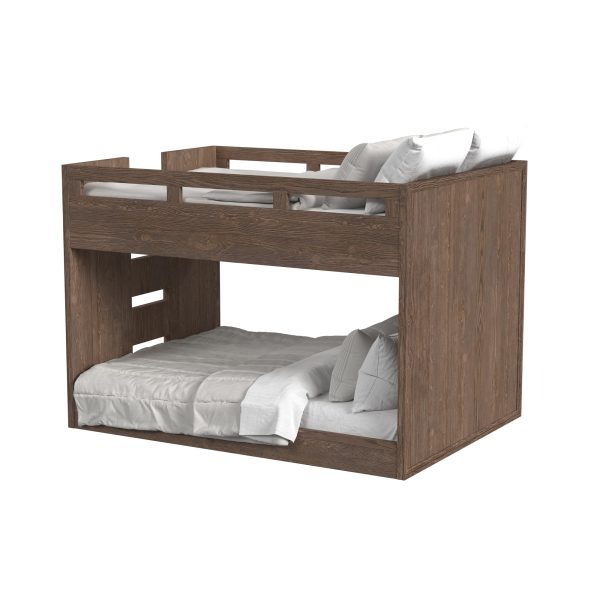 Carlson Full over Full Bunk Bed | Harvest Brown - Image 4