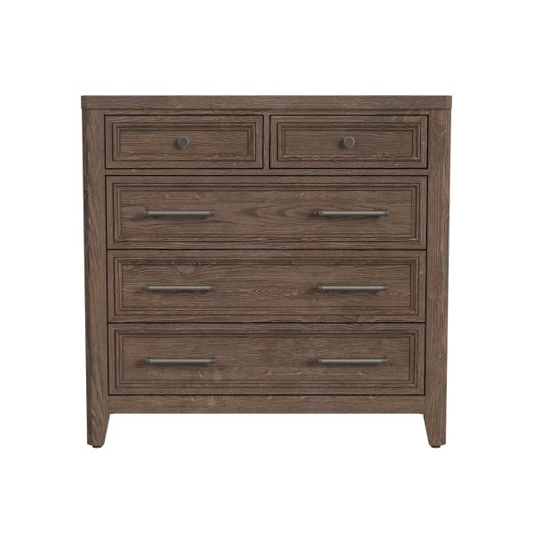 Carlson 5 Drawer Chest | Harvest Brown - Image 2