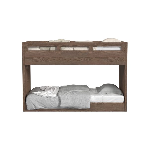 Carlson Twin over Twin Bunk Bed | Harvest Brown - Image 2