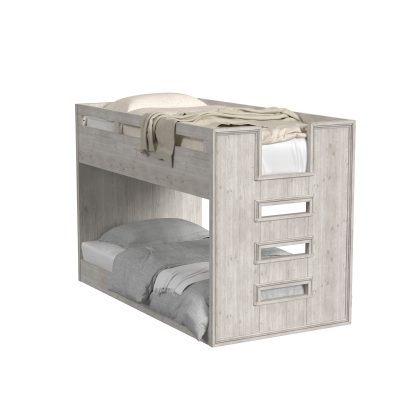 Carlson Twin over Twin Bunk Bed | Washed Linen
