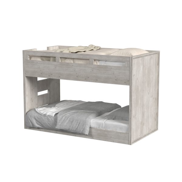Carlson Twin over Twin Bunk Bed | Washed Linen - Image 3