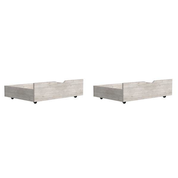 Carlson Storage Drawers (2PC) | Washed Linen