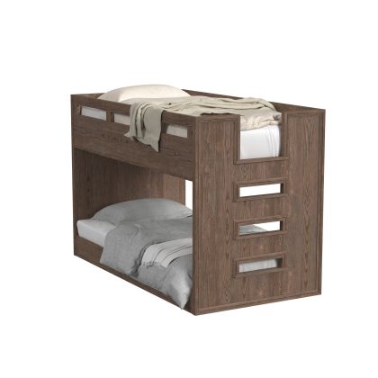 Carlson Twin over Twin Bunk Bed | Harvest Brown