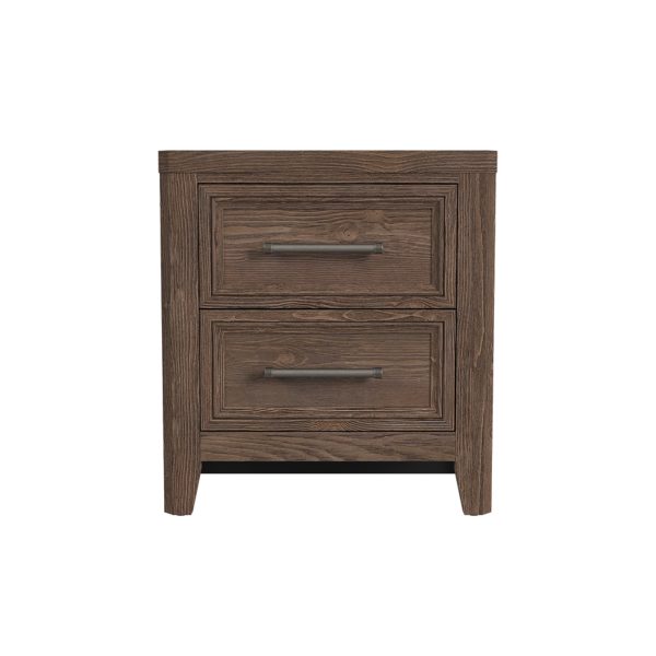 Carlson 2 Drawer Nightstand | Harvest Brown - Image 3