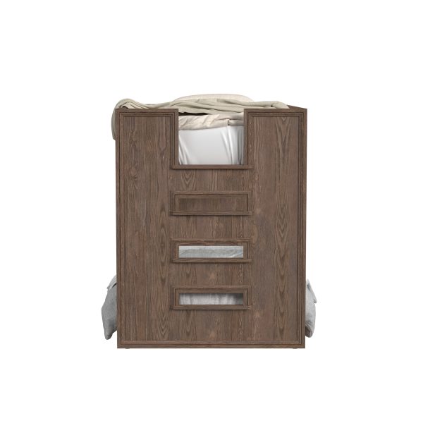 Carlson Twin over Twin Bunk Bed | Harvest Brown - Image 4