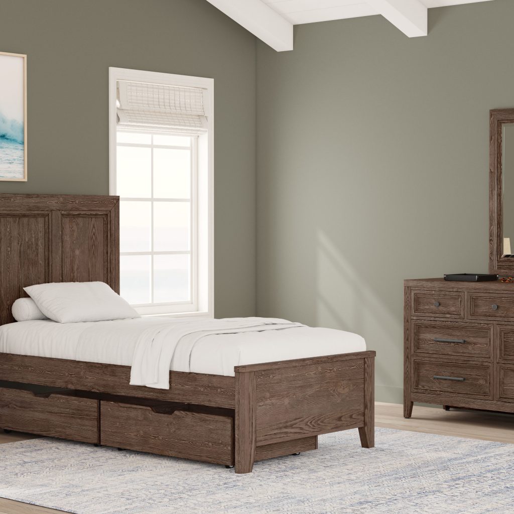 Carlson Twin Bed | Harvest Brown - Image 5
