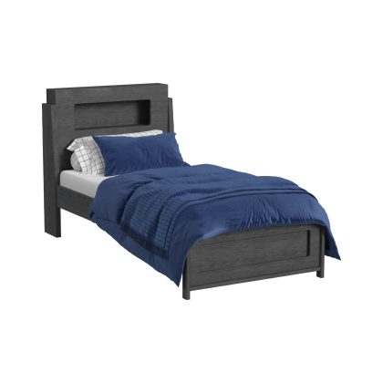 Darby Twin Bed | Midnight Blue