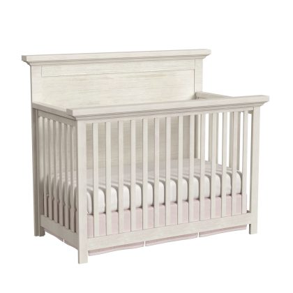 Westfield Clean Headboard Convertible Crib | Brushed White