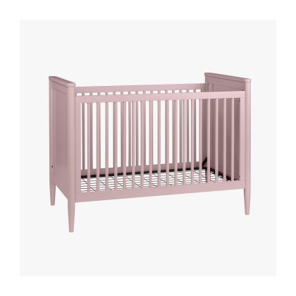 Modern Nursery Convertible Crib | Pink