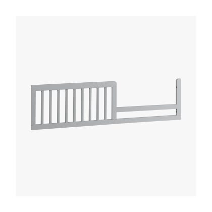 Modern Nursery Toddler Rail | Light Gray