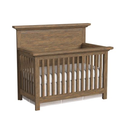 Westfield Clean Headboard Convertible Crib | Harvest Brown
