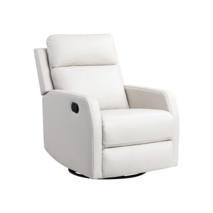 Baker Leather Manual Glider | Soft Taupe