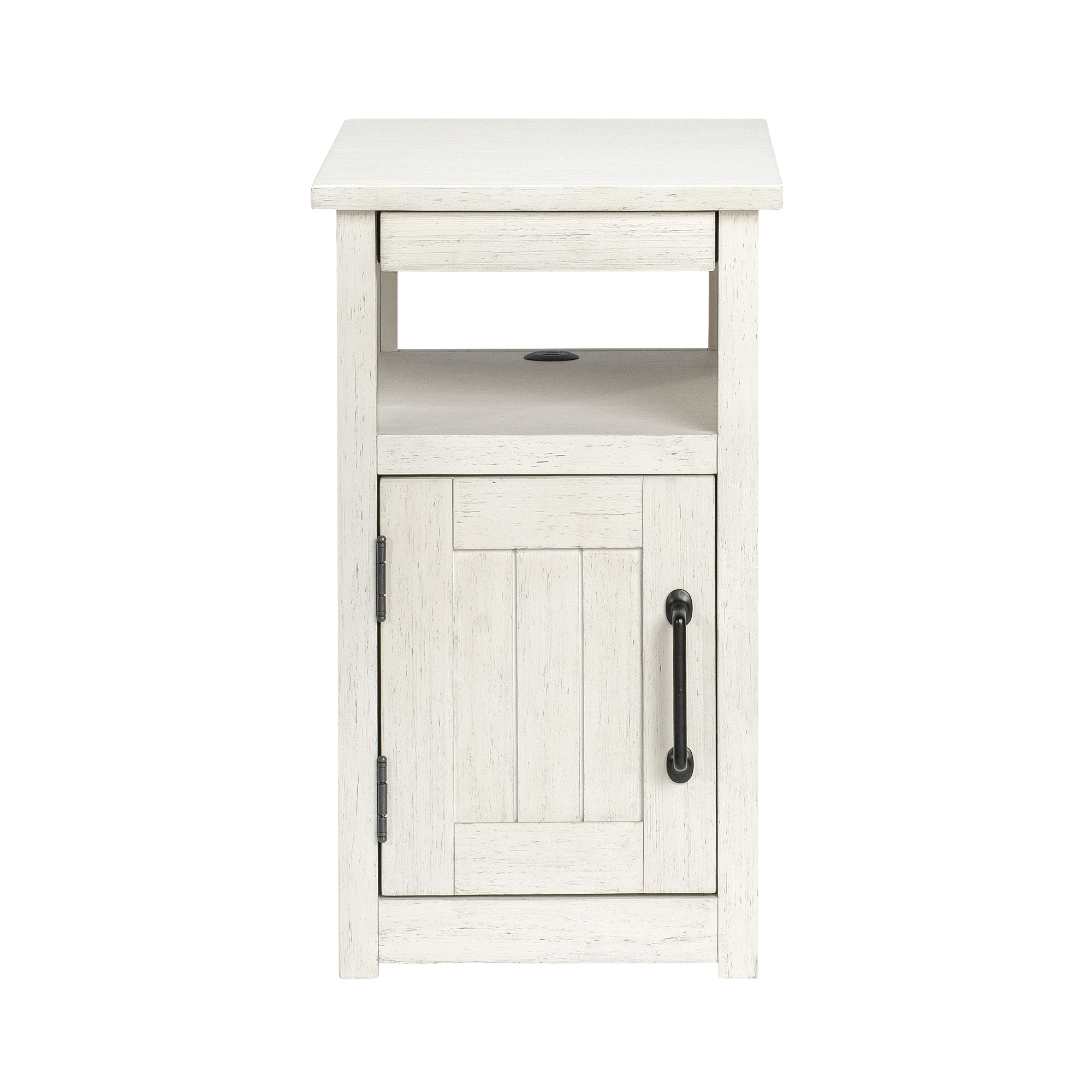 Westfield Chairside Table | Brushed White - Image 2