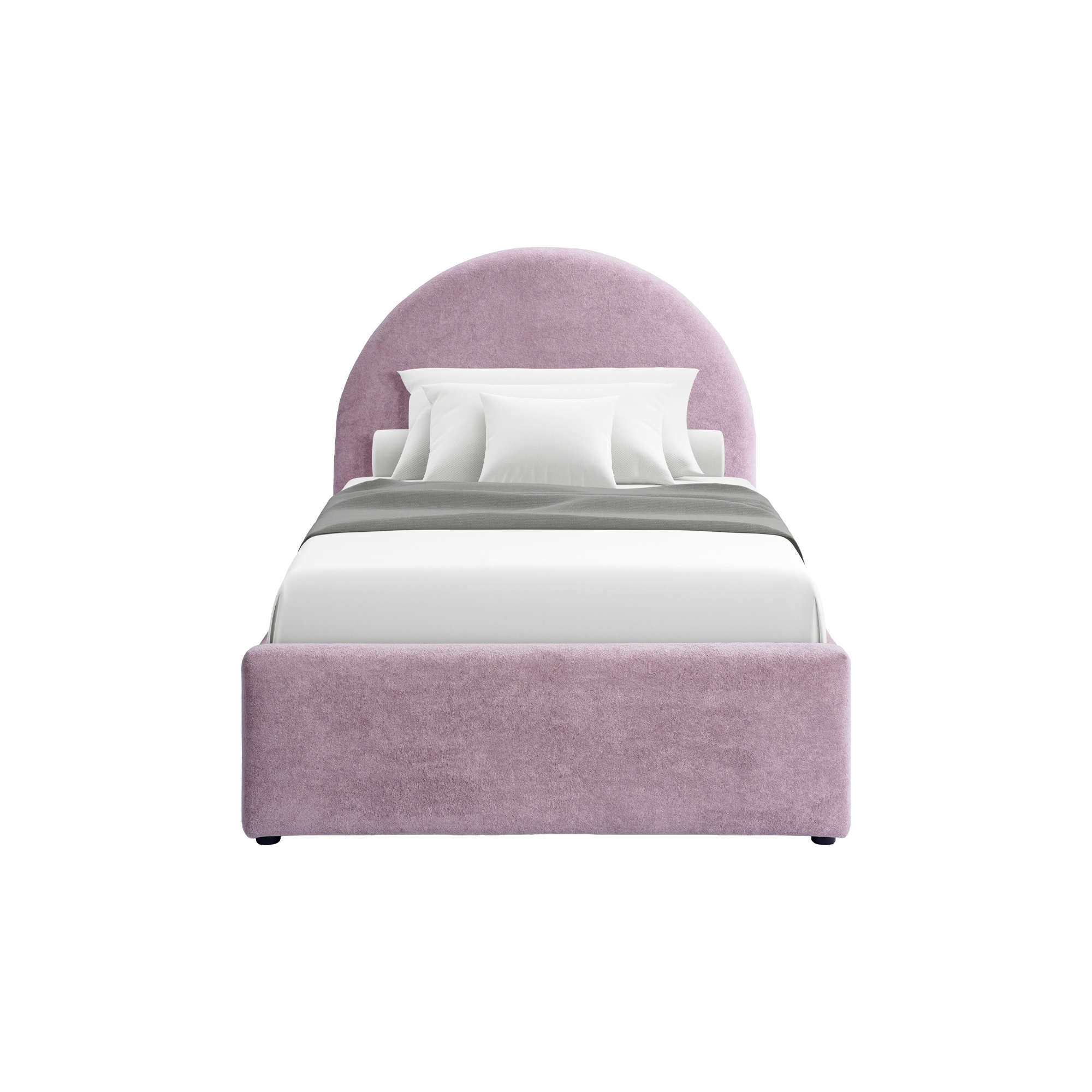 Mila Twin Upholstered Bed - Image 3