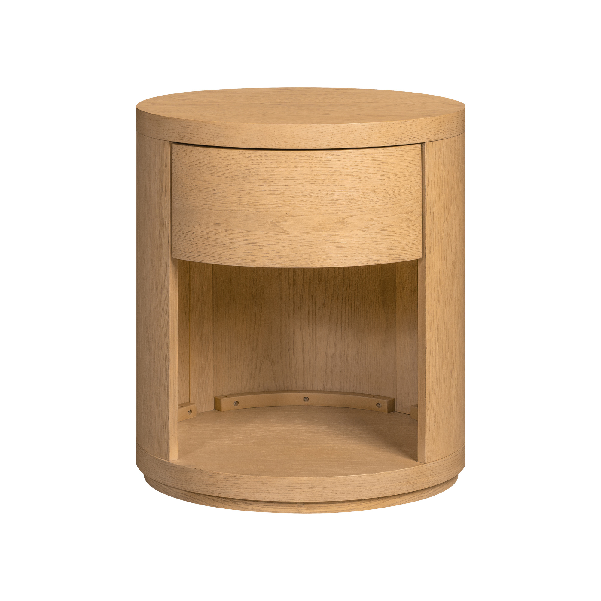 Modena Round Nightstand | Natural - Image 2
